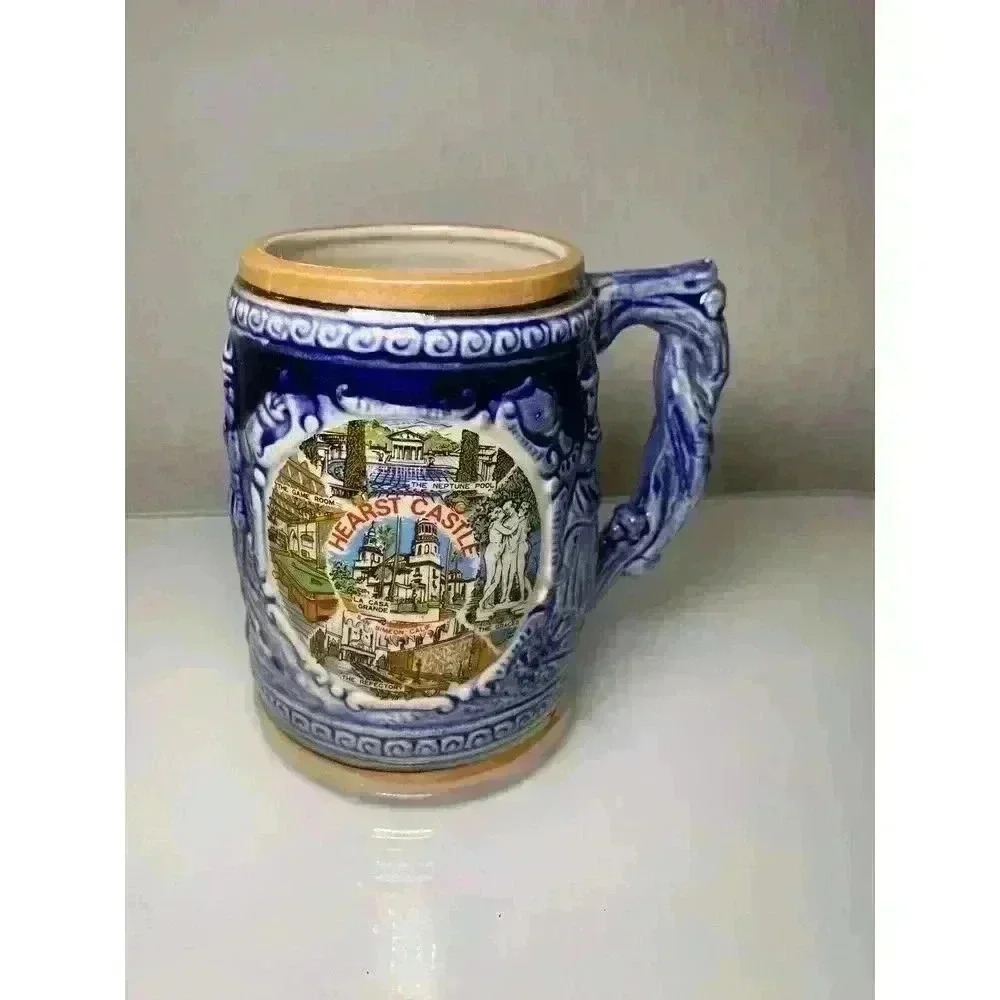 HEARST CASTLE HISTORICAL MONUMENT- SAN SIMEON, CA., Ceramic Mug, #1960's yr